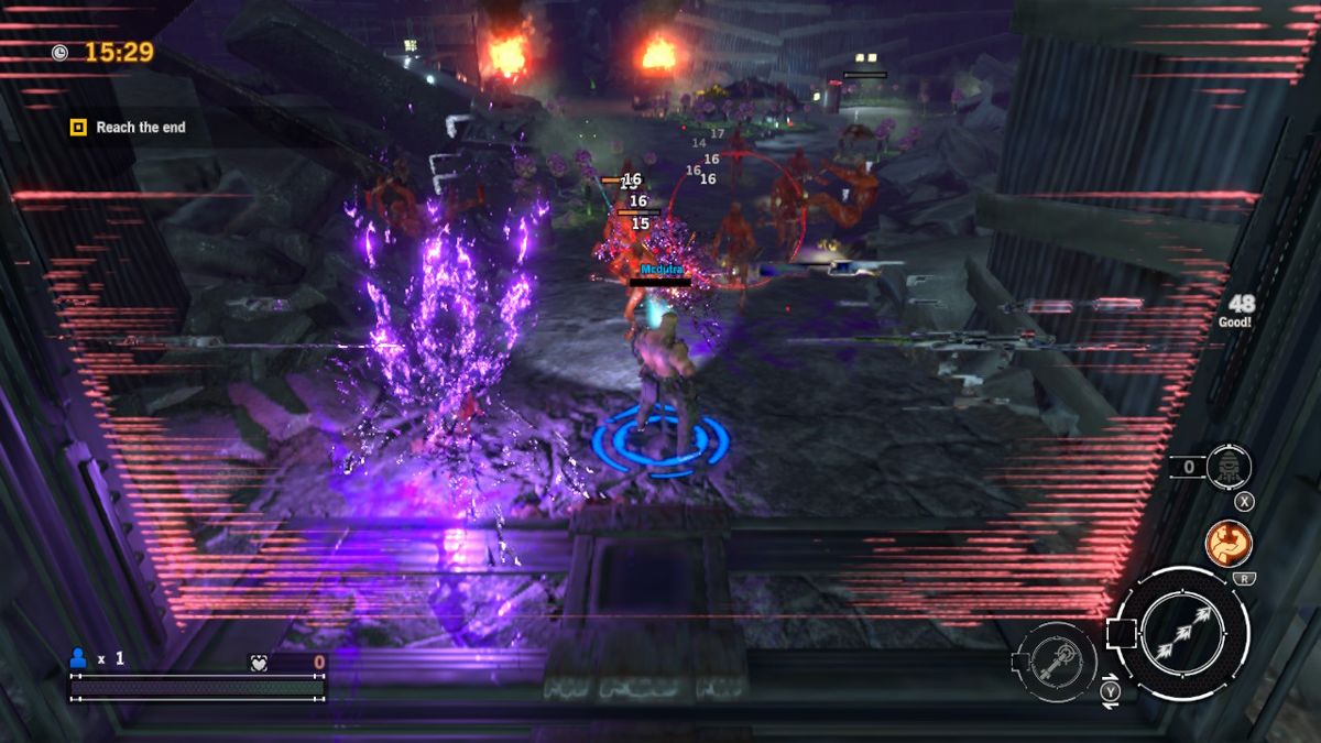 Contra: Rogue Corps (Nintendo Switch) screenshot: A lot enemies