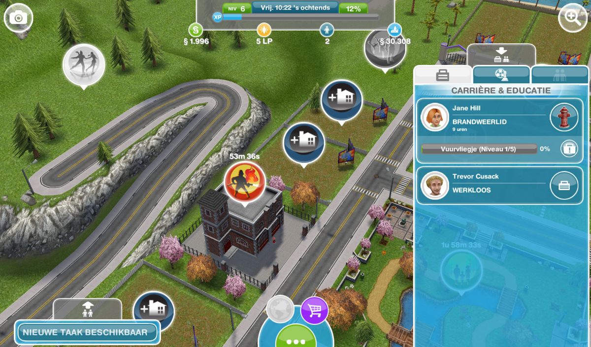 Screenshot of The Sims: FreePlay (Android, 2011) - MobyGames