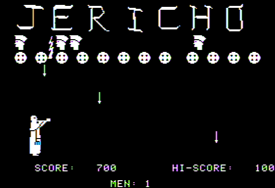 Screenshot of The Game of Jericho (Apple II, 1982) - MobyGames