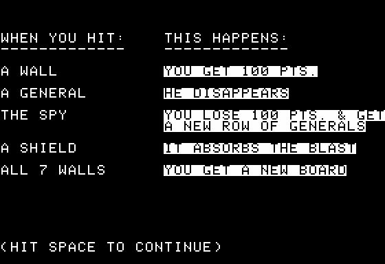 Screenshot of The Game of Jericho (Apple II, 1982) - MobyGames