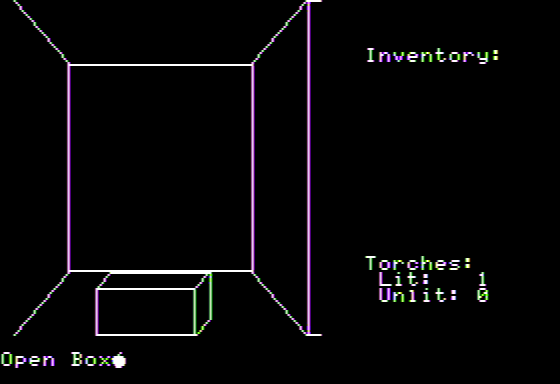 Screenshot of Deathmaze 5000 (Apple II, 1980) - MobyGames