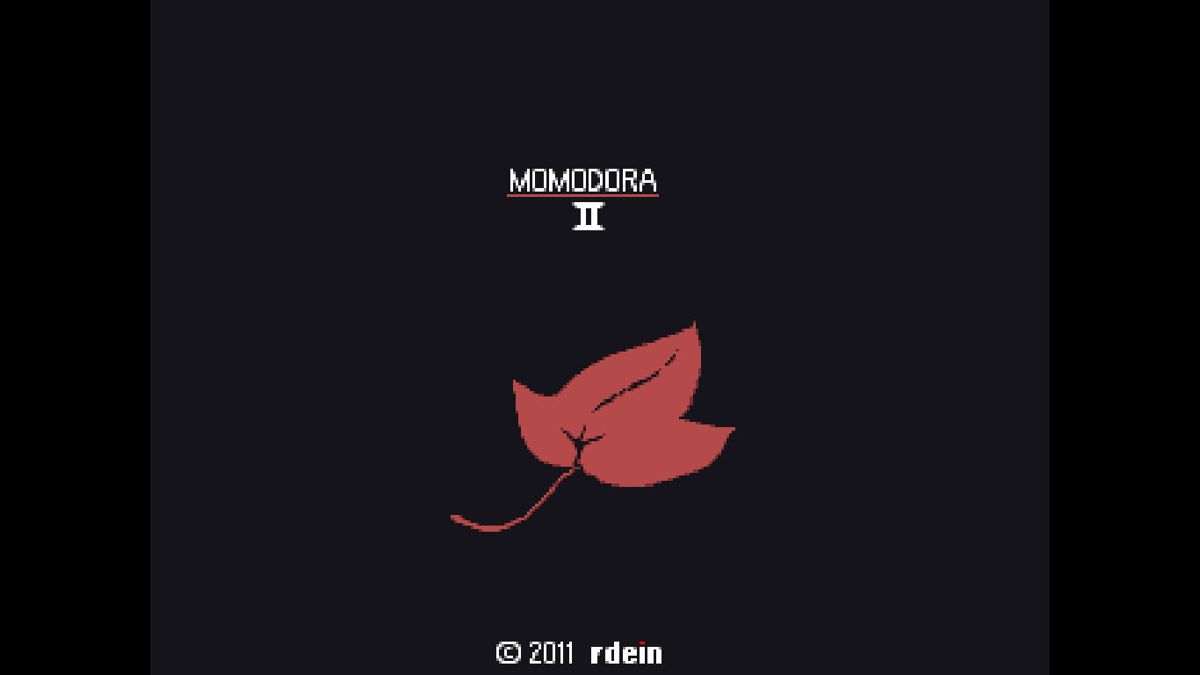 Momodora II (Windows) screenshot: Title screen