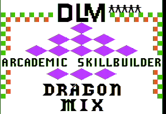 Dragon Mix (Apple II) screenshot: Title Screen