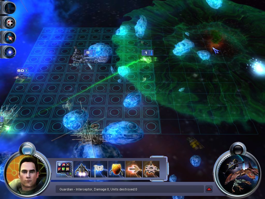 Spaceforce: Captains (Windows) screenshot: Nice one, don't look for any other graphics effects, there aren't.