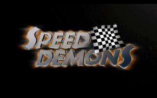 Speed Demons (DOS) screenshot: Splash screen