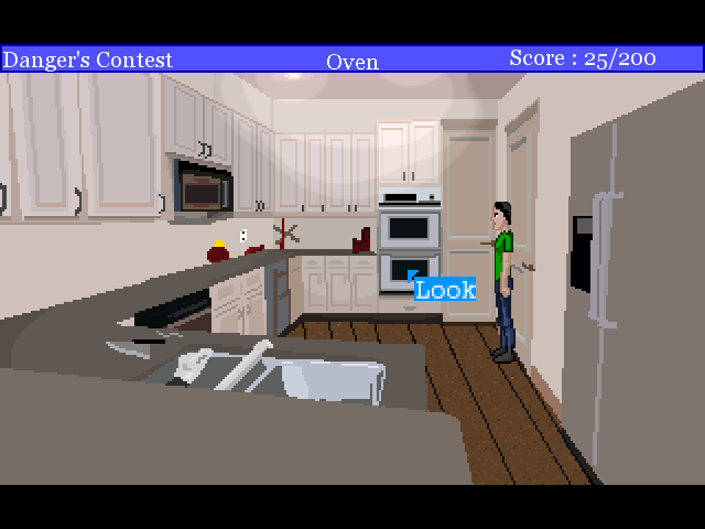 Mr. Danger's Contest (Windows) screenshot: The kitchen