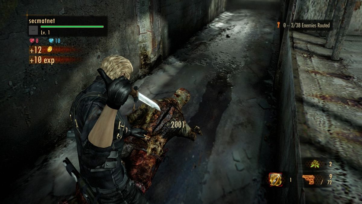 Resident Evil: Revelations 2 - Raid Mode Character: Albert Wesker (PlayStation 4) screenshot: Stealth kill