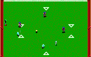 M.U.D.S.: Mean Ugly Dirty Sport (DOS) screenshot: Game (EGA)