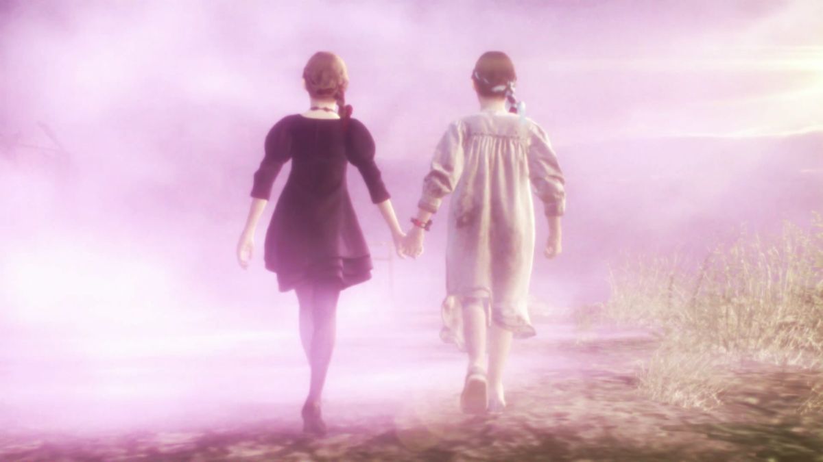 Resident Evil: Revelations 2 - Extra Episode 2: Little Miss (PlayStation 4) screenshot: Both Natalias heading for Lottie's destination