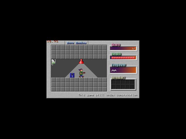 Dave Gnukem (Windows) screenshot: Start of the game