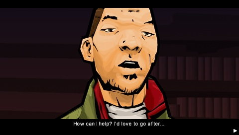 Grand Theft Auto: Chinatown Wars (PSP) screenshot: Huang Lee - the game's protagonist