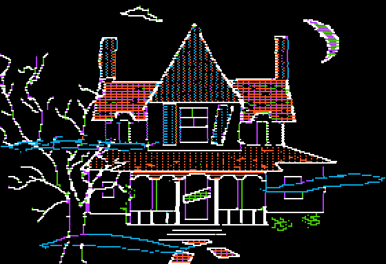 Bad Math Math Mansion Screenshot of Challenge Math (Apple II, 1982) - MobyGames