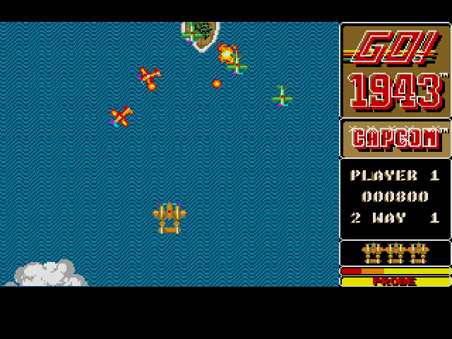 1943: The Battle of Midway (Amiga) screenshot: In game 1