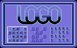 Logo (Commodore 64) screenshot: Choose your game