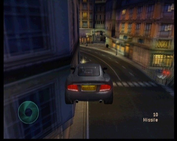 007: Nightfire (Xbox) screenshot: Oh boy, I've gotta feeling Q will be pissed when he sees the car.