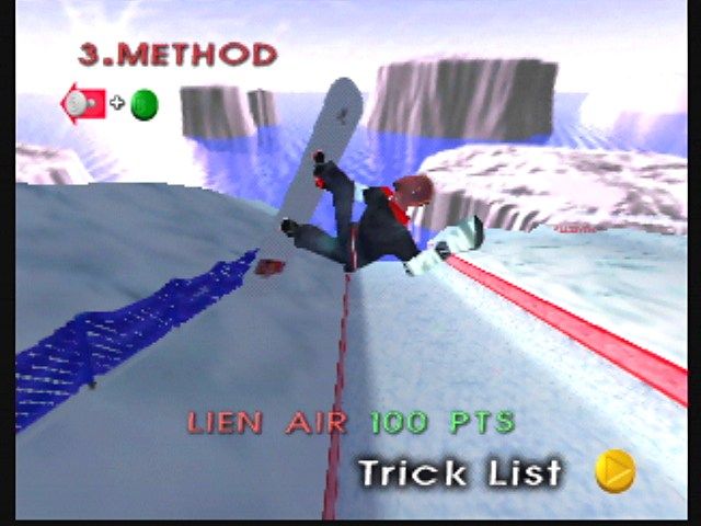 1080° Snowboarding (Nintendo 64) screenshot: Half Pipe