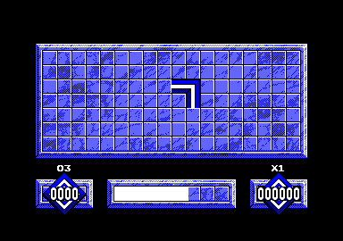 Loopz (Amstrad CPC) screenshot: Starting piece