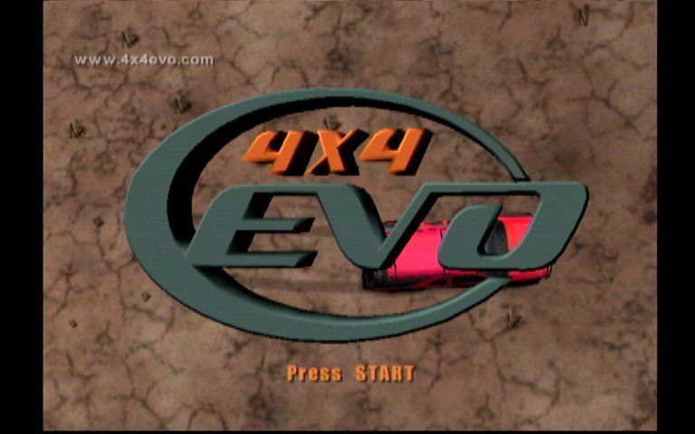 4x4 Evo (Dreamcast) screenshot: Title Screen