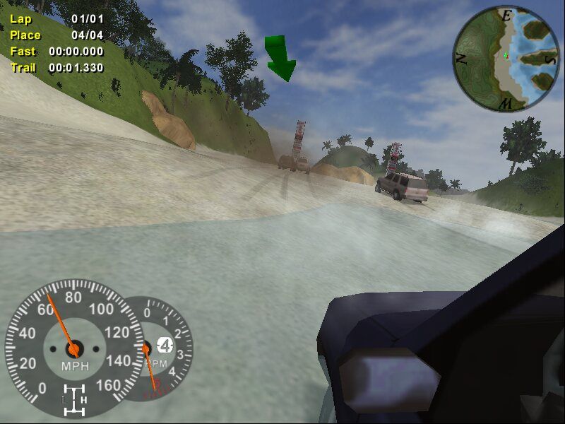 4x4 Evo 2 (Windows) screenshot: I have always wanted to take part in beach race