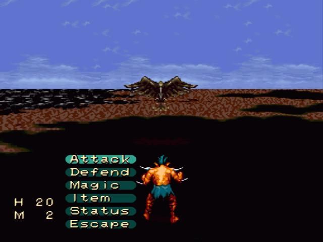 The 7th Saga (SNES) screenshot: Battle