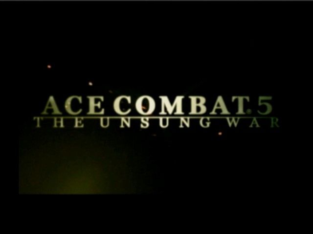 Ace Combat 5: The Unsung War (PlayStation 2) screenshot: Main Title