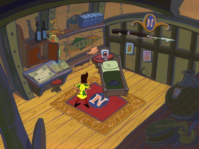 Ace Ventura (Windows) screenshot: Captain Jacques' room