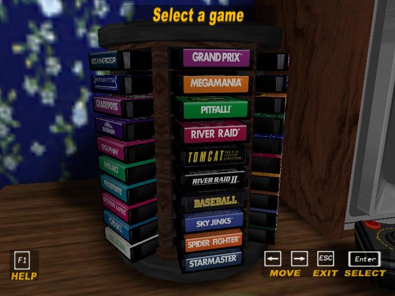 Activision Anthology: Remix Edition (Windows) screenshot: Selecting a game