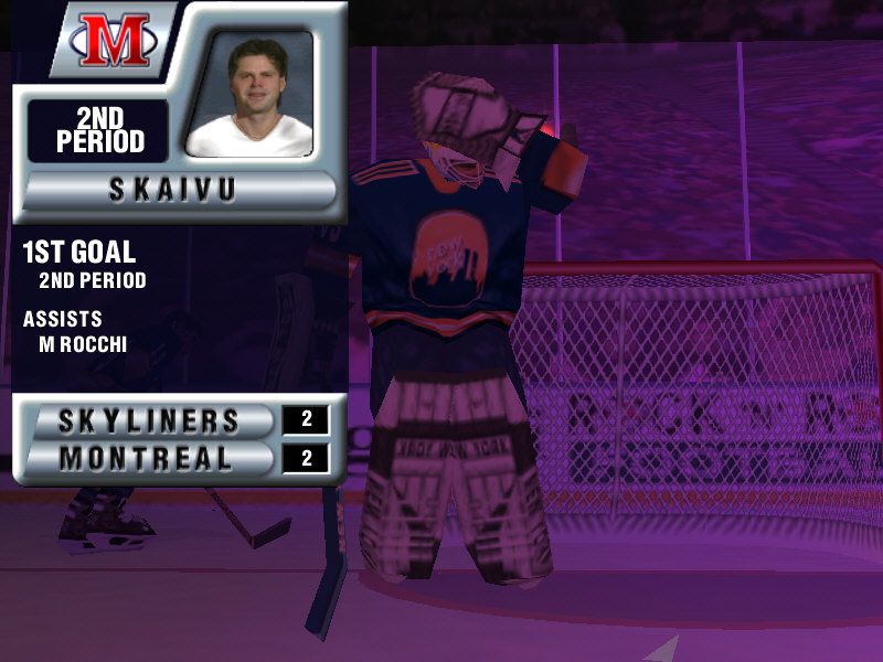 Actua Ice Hockey 2 (Windows) screenshot: Always hard to let the advantage slip by.