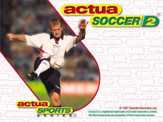 Actua Soccer 2 (Windows) screenshot: Title Screen