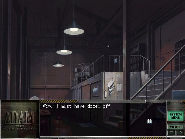 ADAM: The Double Factor (Windows) screenshot: A typical situation for Kojirou...