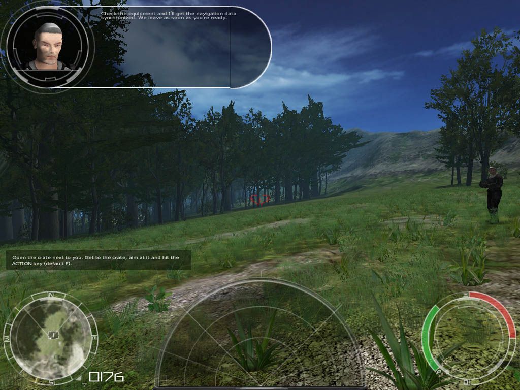 Advanced Battlegrounds: The Future of Combat (Windows) screenshot: This is what you see in the beginning.