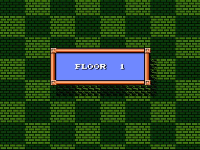 Adventures of Lolo 2 (NES) screenshot: Floor 1