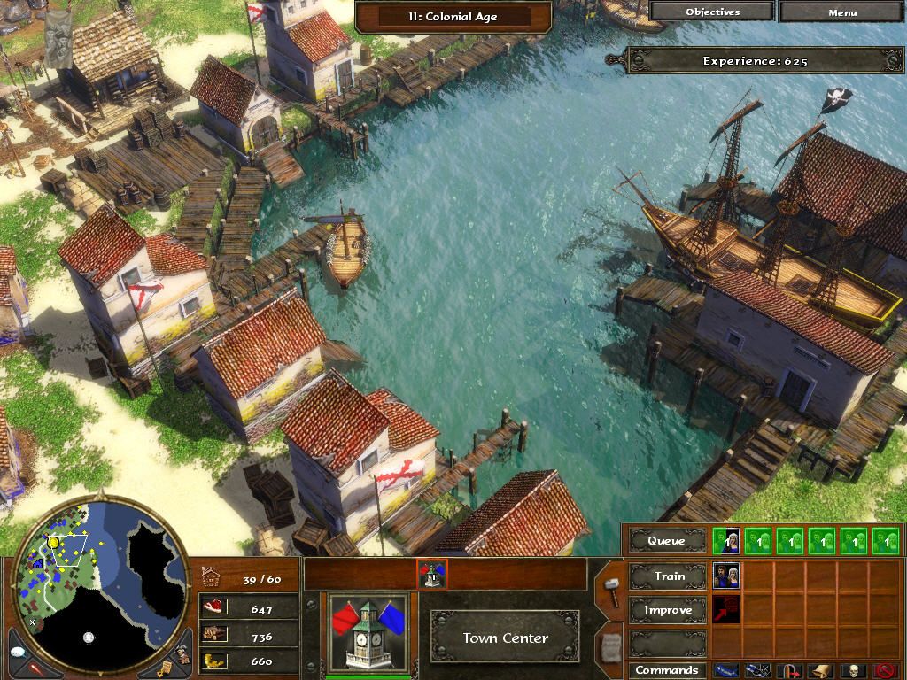 Age of Empires III (Windows) screenshot: Havana.