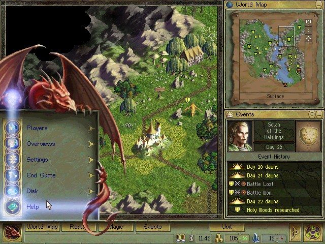 Age of Wonders (Windows) screenshot: The AOW