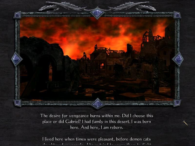 Age of Wonders II: The Wizard's Throne (Windows) screenshot: Your first mission briefing.
