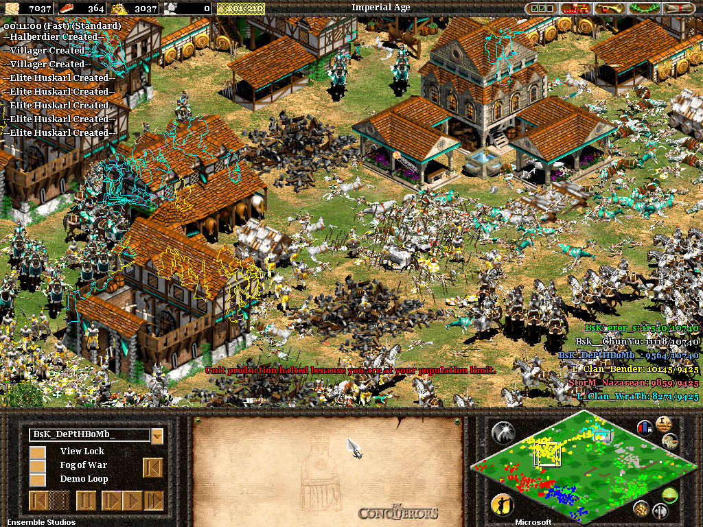 Age of Empires II: The Conquerors (Windows) screenshot: Bloodstained battlefield