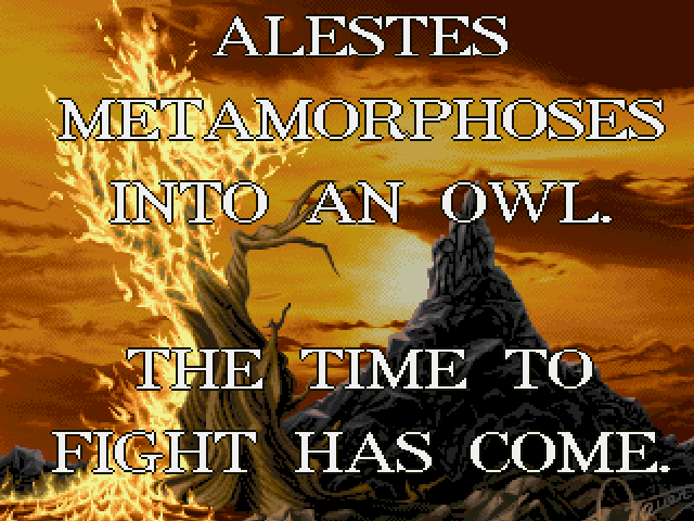 Agony (Amiga) screenshot: Metamorphosis