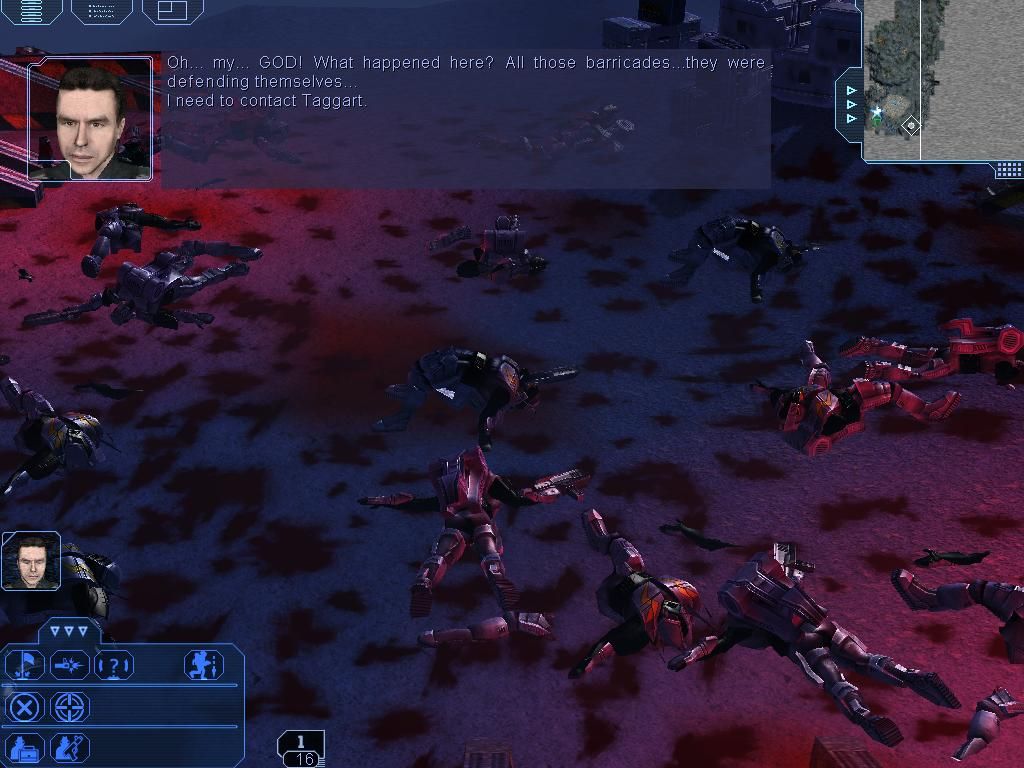 Earth 2160 (Windows) screenshot: Hell has broken lose.