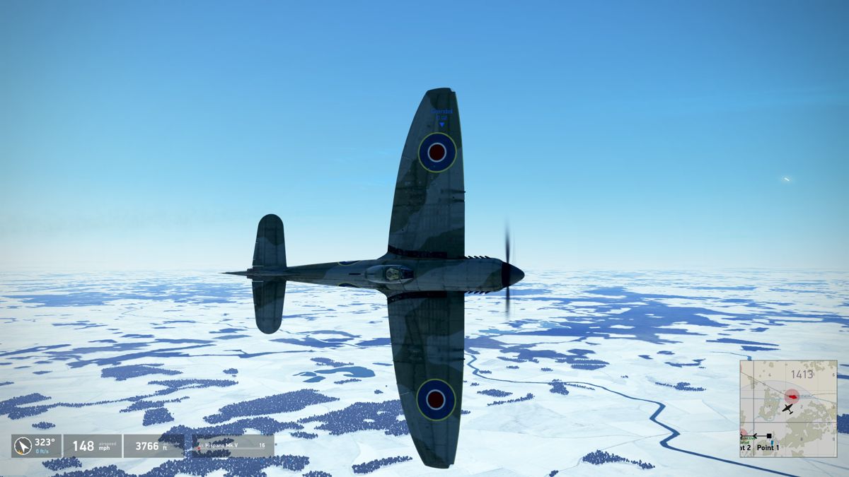 IL-2 Sturmovik: Battle of Stalingrad - Battle of Bodenplatte (Windows) screenshot: Hawker Tempest.