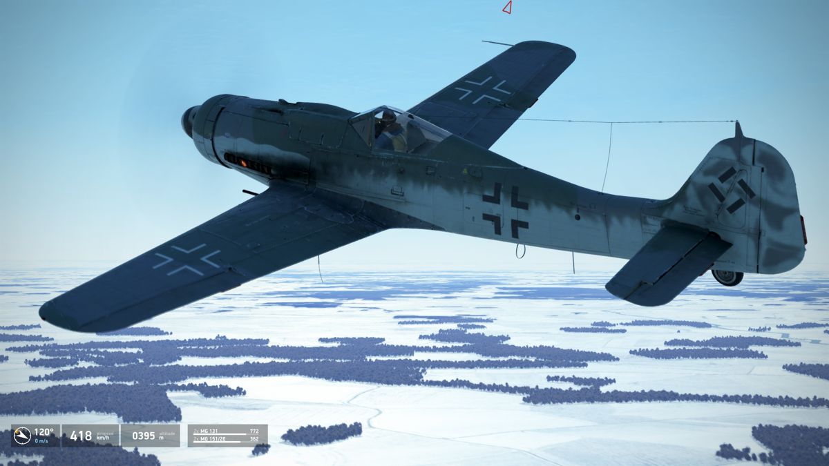 IL-2 Sturmovik: Battle of Stalingrad - Battle of Bodenplatte (Windows) screenshot: Focke-Wulf 190 D-9