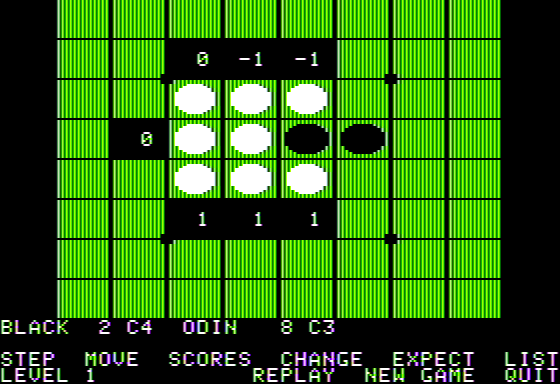 Odin (Apple II) screenshot: Scoring