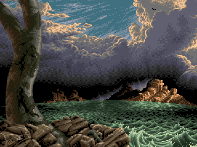 Agony (Amiga) screenshot: Eye Candy