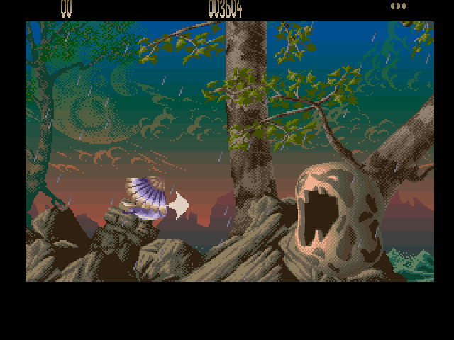 Agony (Amiga) screenshot: Tree Mouth