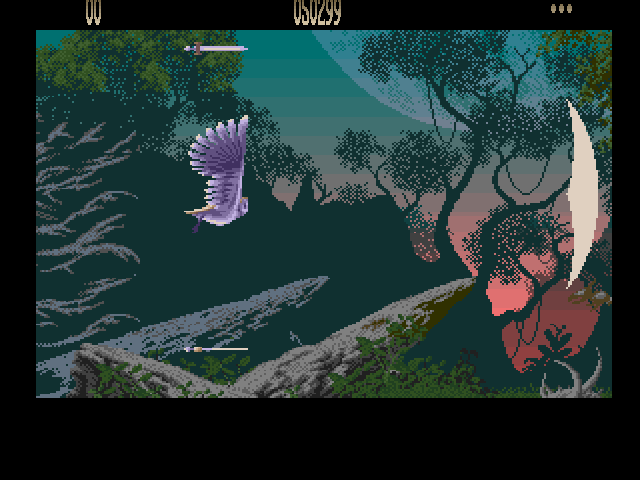 Agony (Amiga) screenshot: Level 2