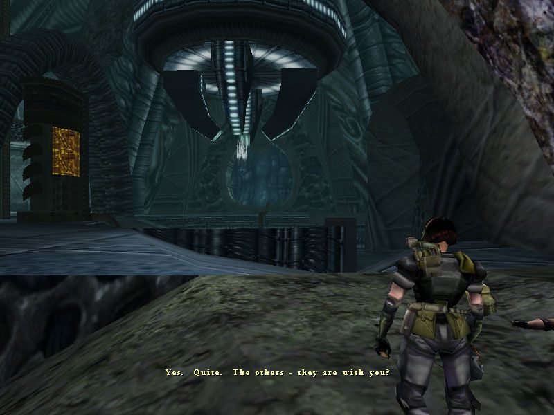 Aliens Versus Predator 2: Primal Hunt (Windows) screenshot: The relic in its stasis field.