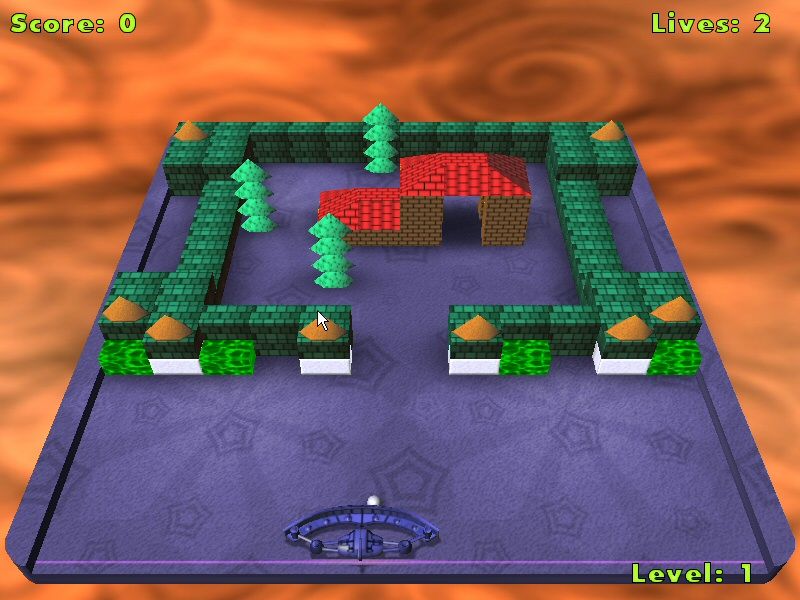 Alpha Ball (Windows) screenshot: Begin Level 1