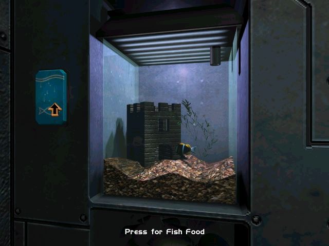 Starlancer (Windows) screenshot: Aquarium on board Yamato