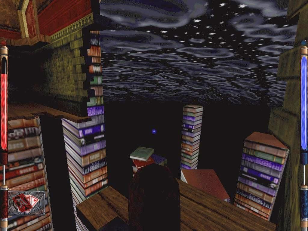 American McGee's Alice (Windows) screenshot: Books everywhere