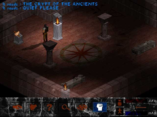 Ancient Evil (Windows) screenshot: The Crypt of the Ancients