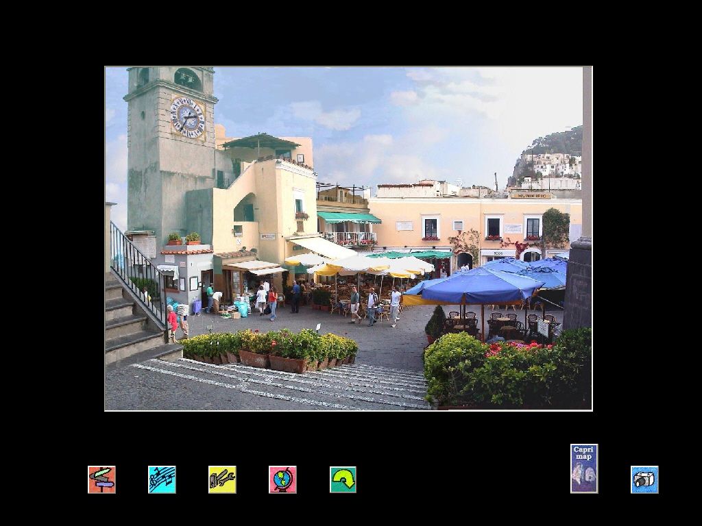 A Quiet Weekend in Capri (Windows) screenshot: During the Sightseeing Tour